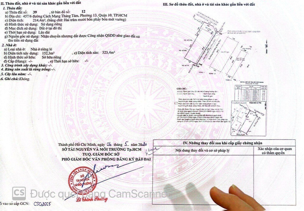 Bán nhà 457/6 Cách Mạng Tháng Tám Phường Hòa Hưng - Hinh 1