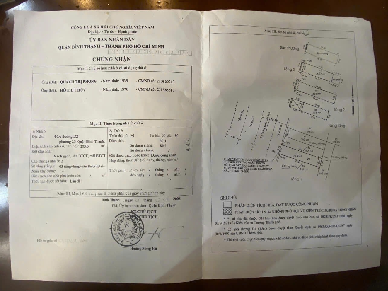 Bán nhà 40A Nguyễn Gia Trí Phường Thạnh Mỹ Tây - Hinh 5