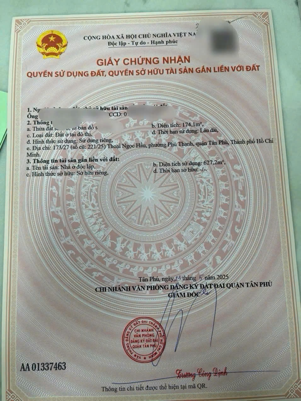 Bán nhà 173/27 Thoại Ngọc Hầu Phường Phú Thạnh - Hinh 10