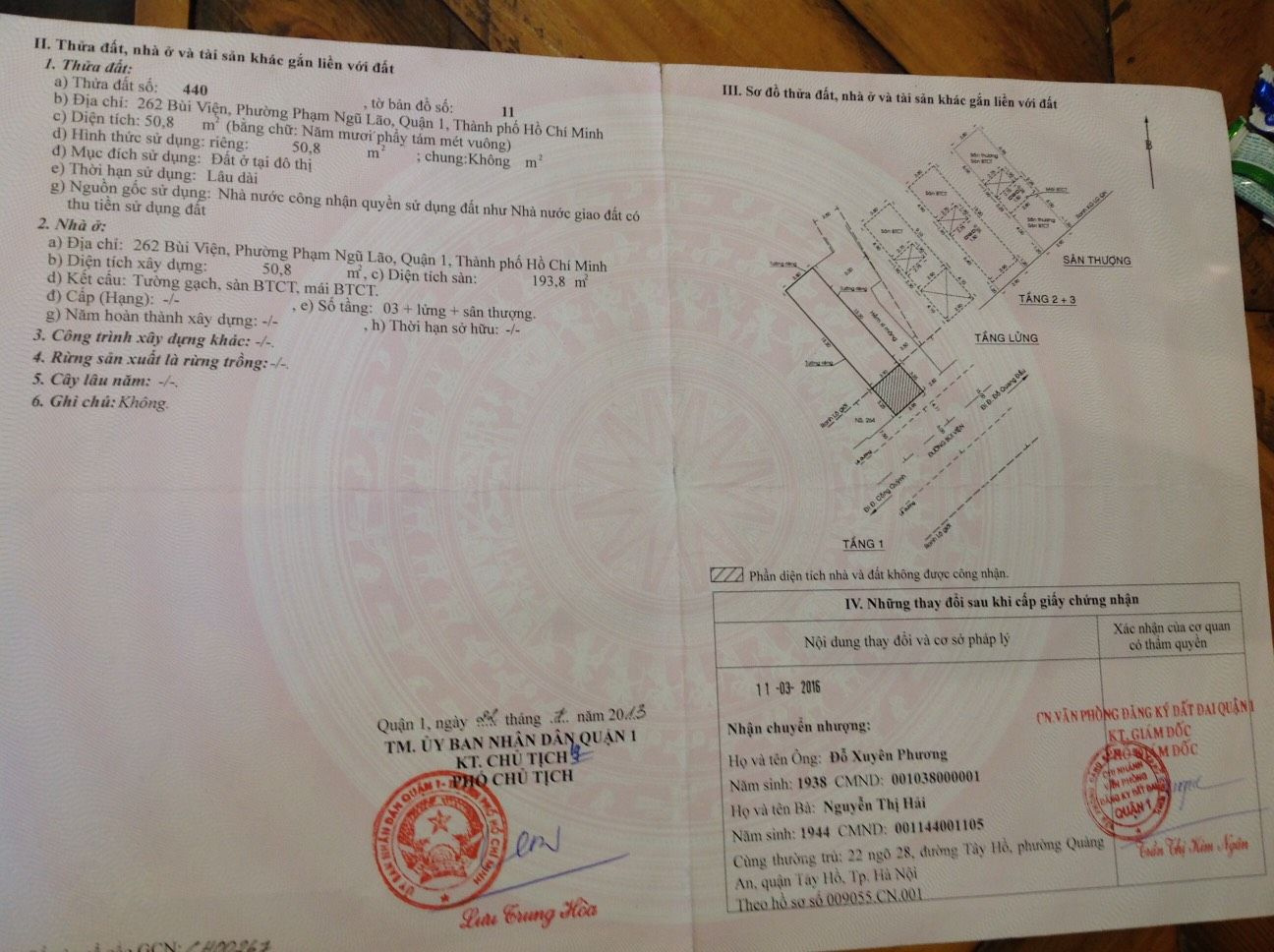 Bán nhà 262 Bùi Viện Phường Bến Thành - Hinh 3