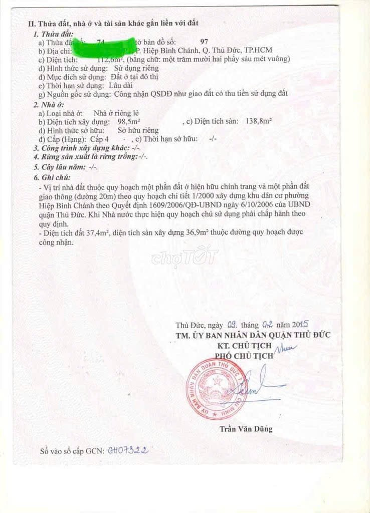 Bán nhà 9 Số 11 Phường Hiệp Bình - Hinh 5