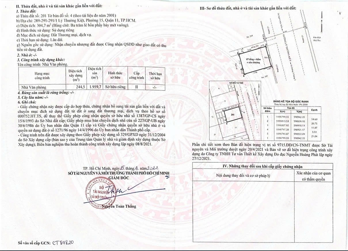 Bán nhà 289-291-291/1 Lý Thường Kiệt Phường Phú Thọ - Hinh 4