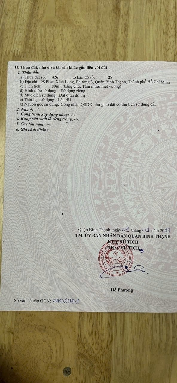 Bán nhà 98 Phan Xích Long Bình Thạnh - Hinh 4