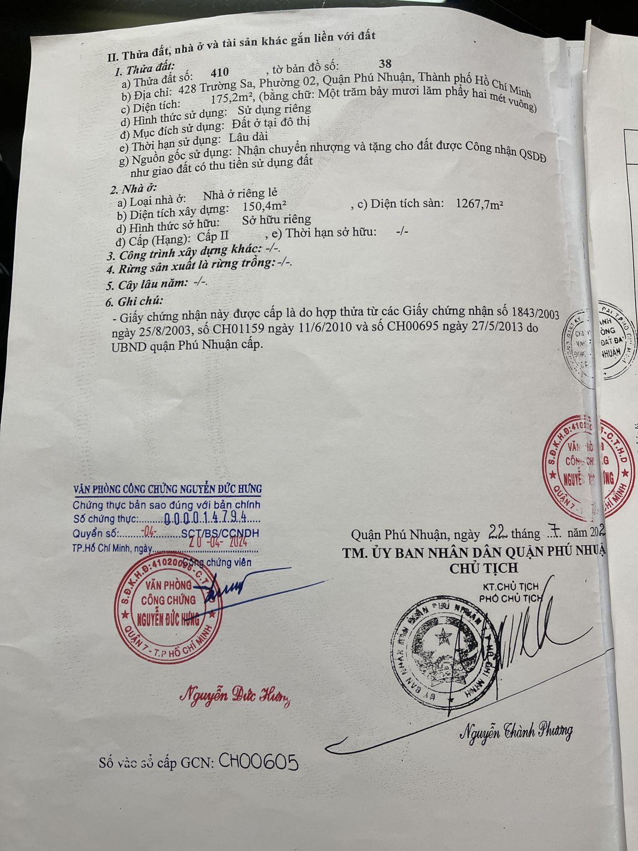 Bán nhà 428 Trường Sa Phường Cầu Kiệu - Hinh 10