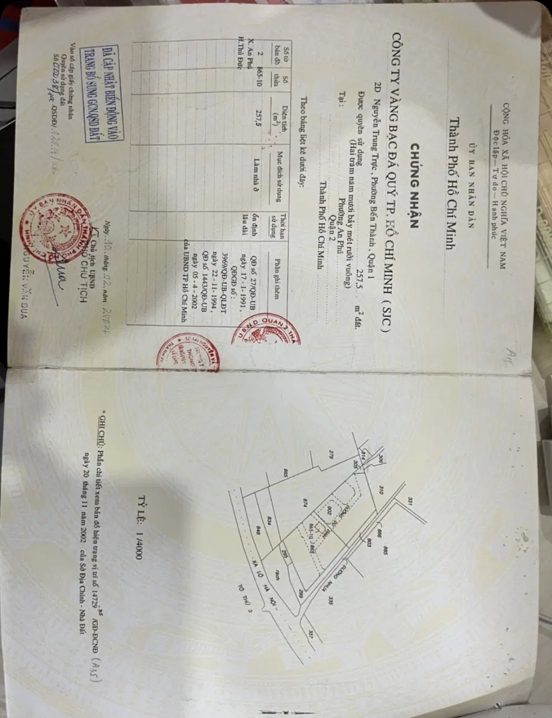 Bán nhà Thửa: 86510Tờ: 2 Giang Văn Minh Phường Bình Trưng - Hinh 8