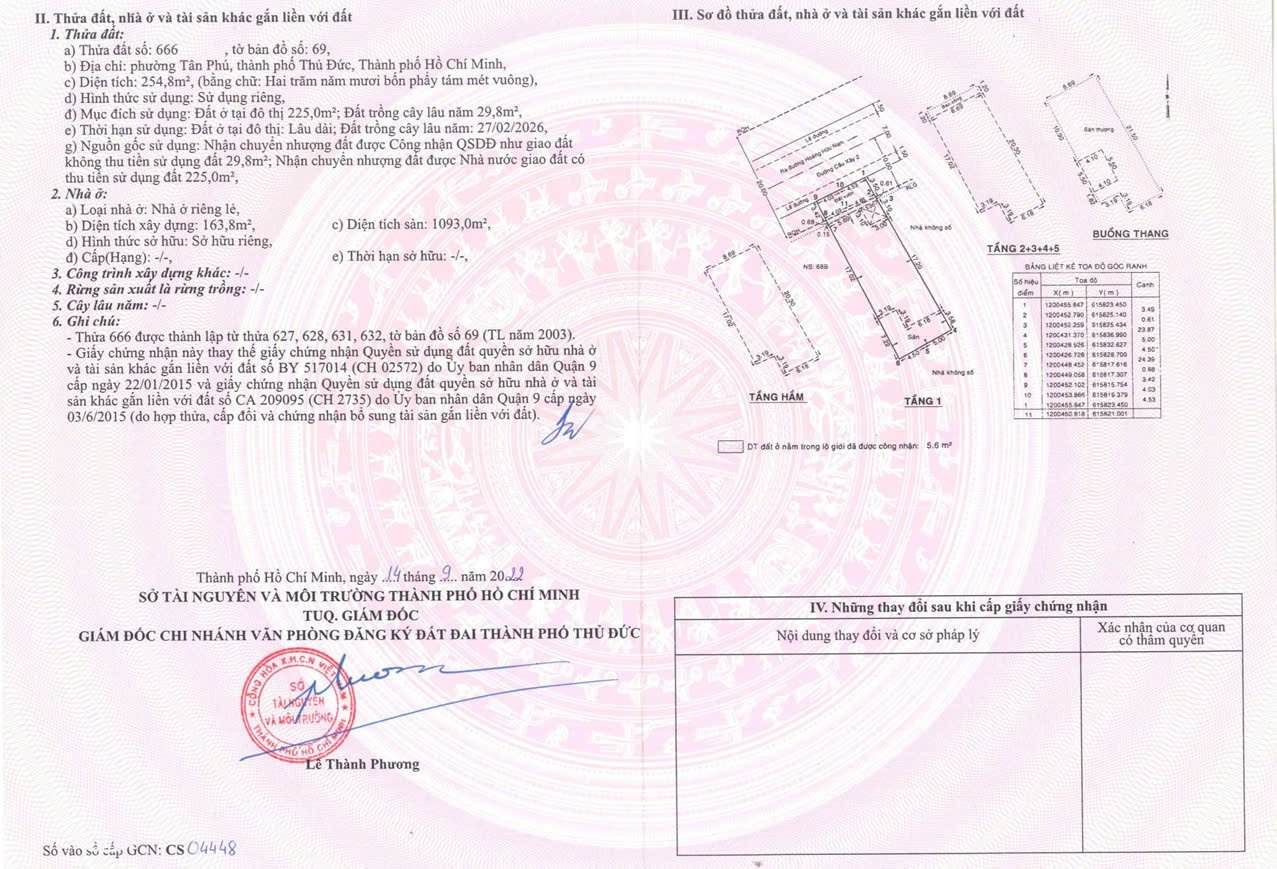 Bán Nhà 68CThửa: 666Tờ: 69 Cầu Xây 2 Phường Tăng Nhơn Phú - Hinh 6