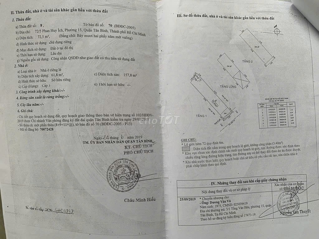 Bán nhà 72/5 Phan Huy Ích Phường Tân Bình - Hinh 8