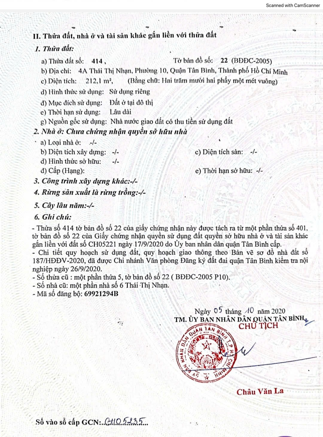 Bán nhà 4A Thái Thị Nhạn Phường Bảy Hiền - Hinh 2