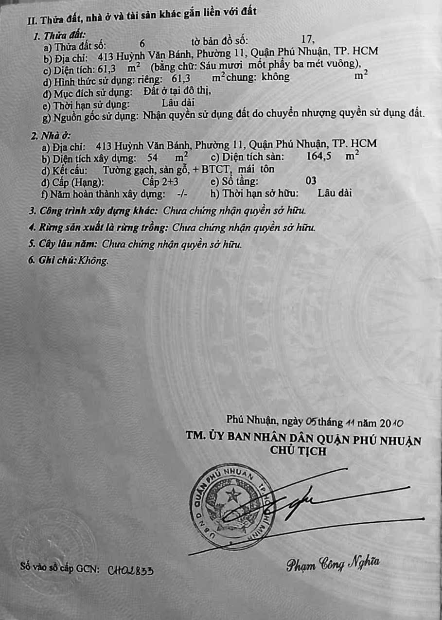 Bán nhà 413 Huỳnh Văn Bánh Phường Phú Nhuận - Hinh 5