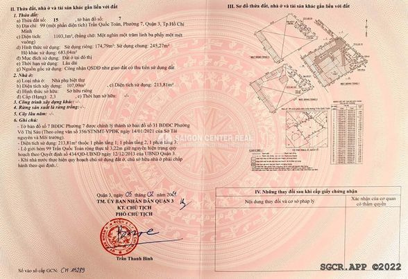 Bán nhà 99Thửa: 15Tờ: 7 Trần Quốc Toản Phường Xuân Hòa - Hinh 8
