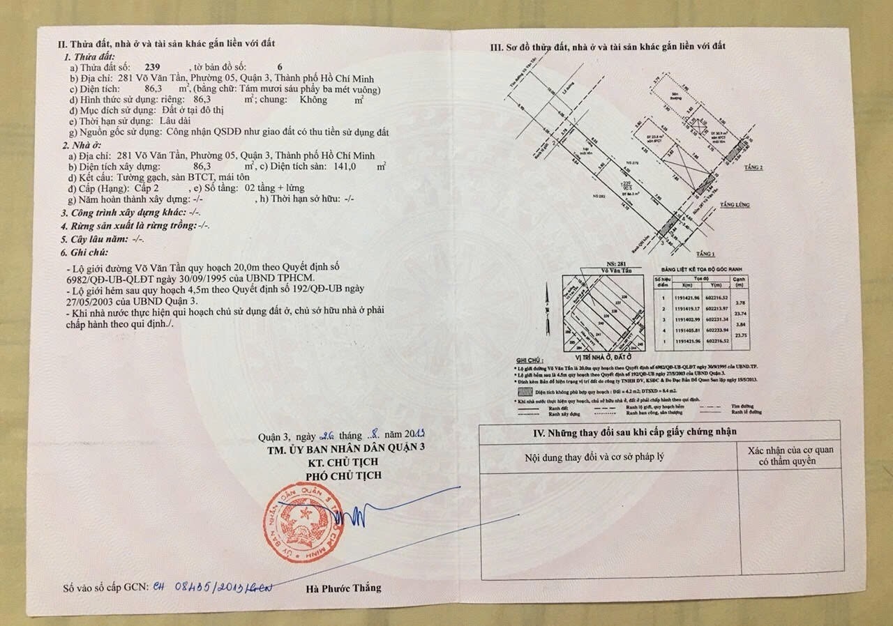 Bán nhà 281 Võ Văn Tần Phường Bàn Cờ - Hinh 4
