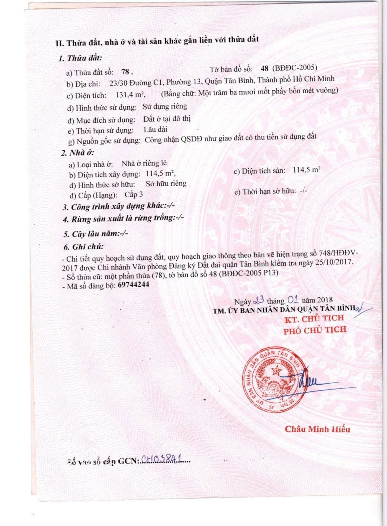 Bán nhà 23/30 C1 Phường Tân Bình - Hinh 6