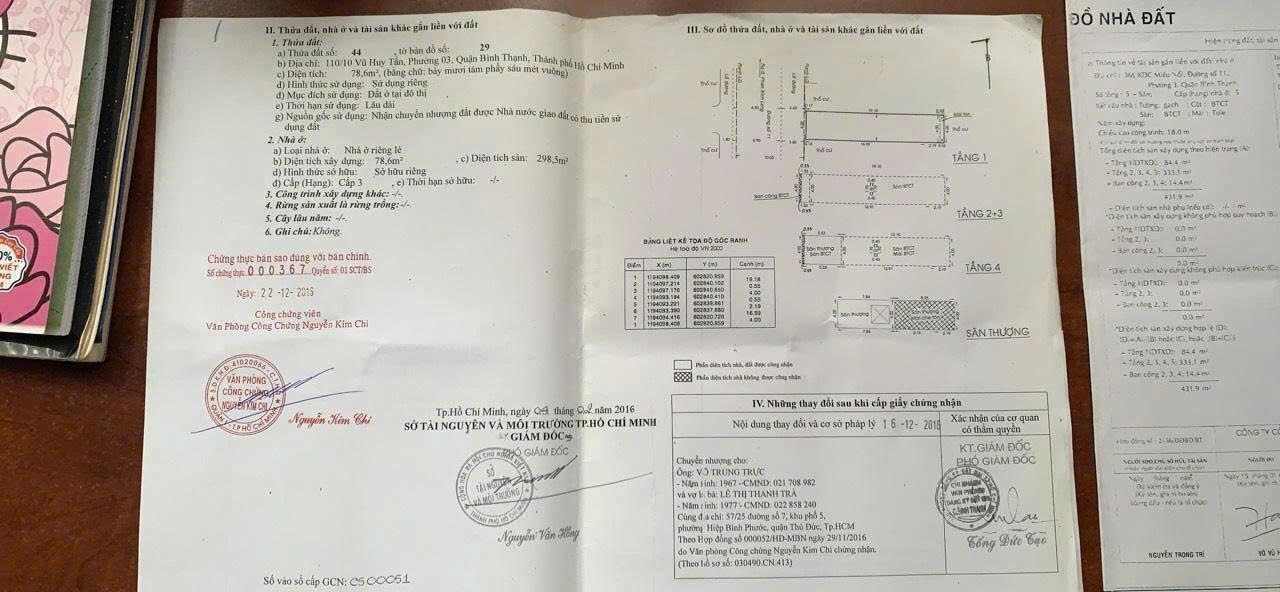 Bán nhà 110/8-110/10 Vũ Huy Tấn Bình Thạnh - Hinh 6