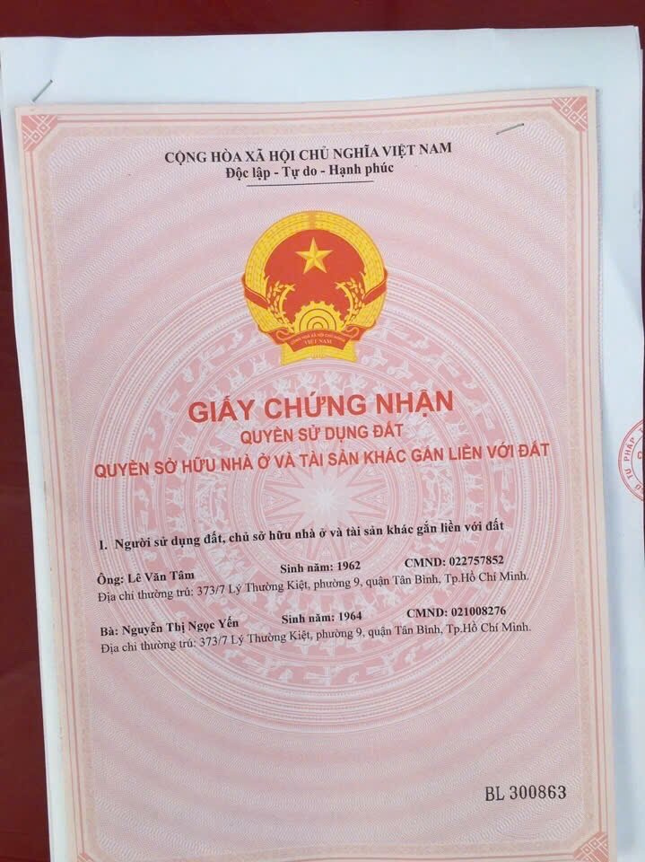 Bán Nhà 373/1/12AThửa: 408Tờ: 6 (BĐĐC-2005) Lý Thường Kiệt Phường Tân Hòa - Hinh 3