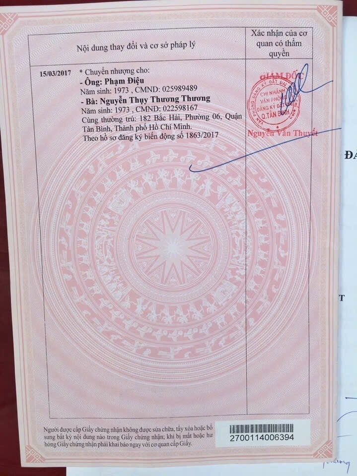 Bán Nhà 373/1/12AThửa: 408Tờ: 6 (BĐĐC-2005) Lý Thường Kiệt Phường Tân Hòa - Hinh 5