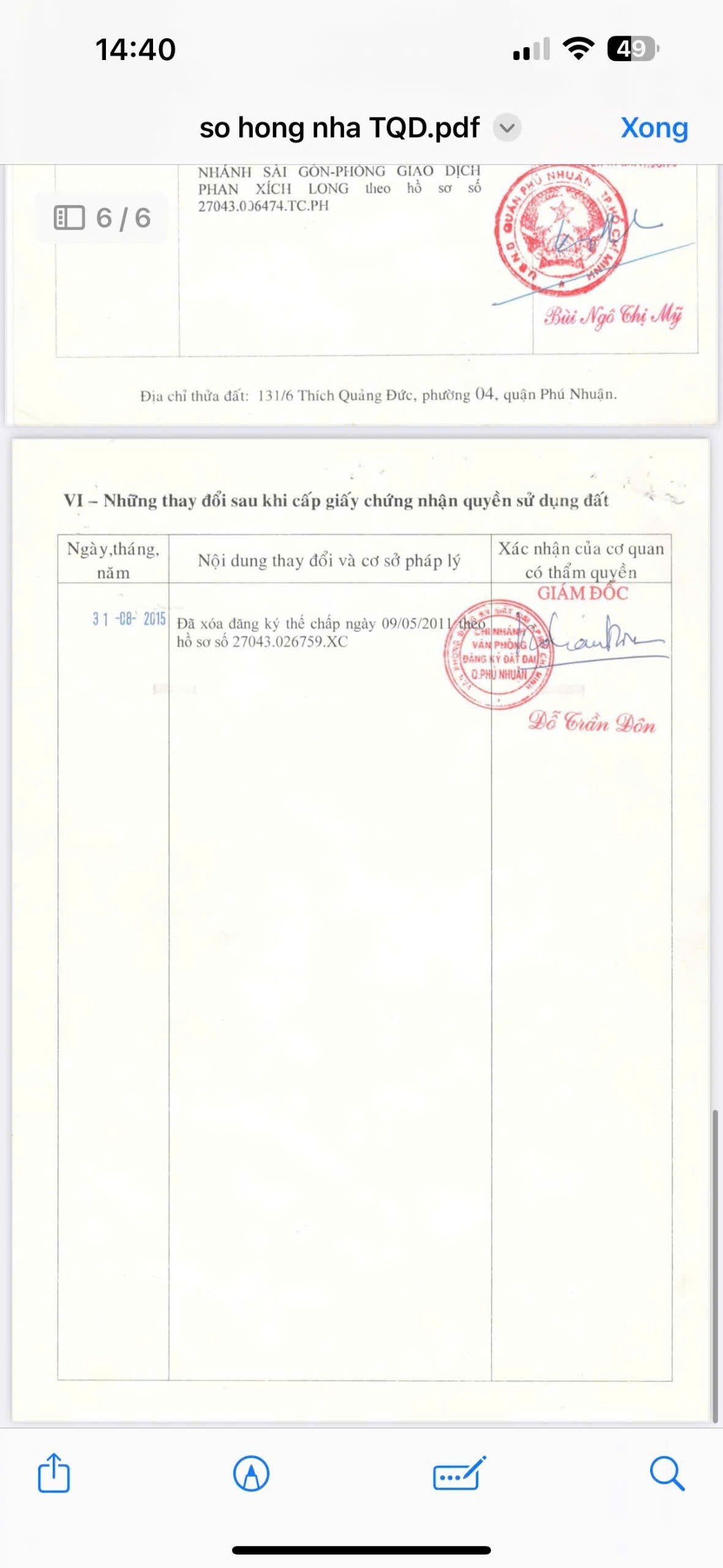 Bán nhà 131/6 Thích Quảng Đức Phường Đức Nhuận - Hinh 3