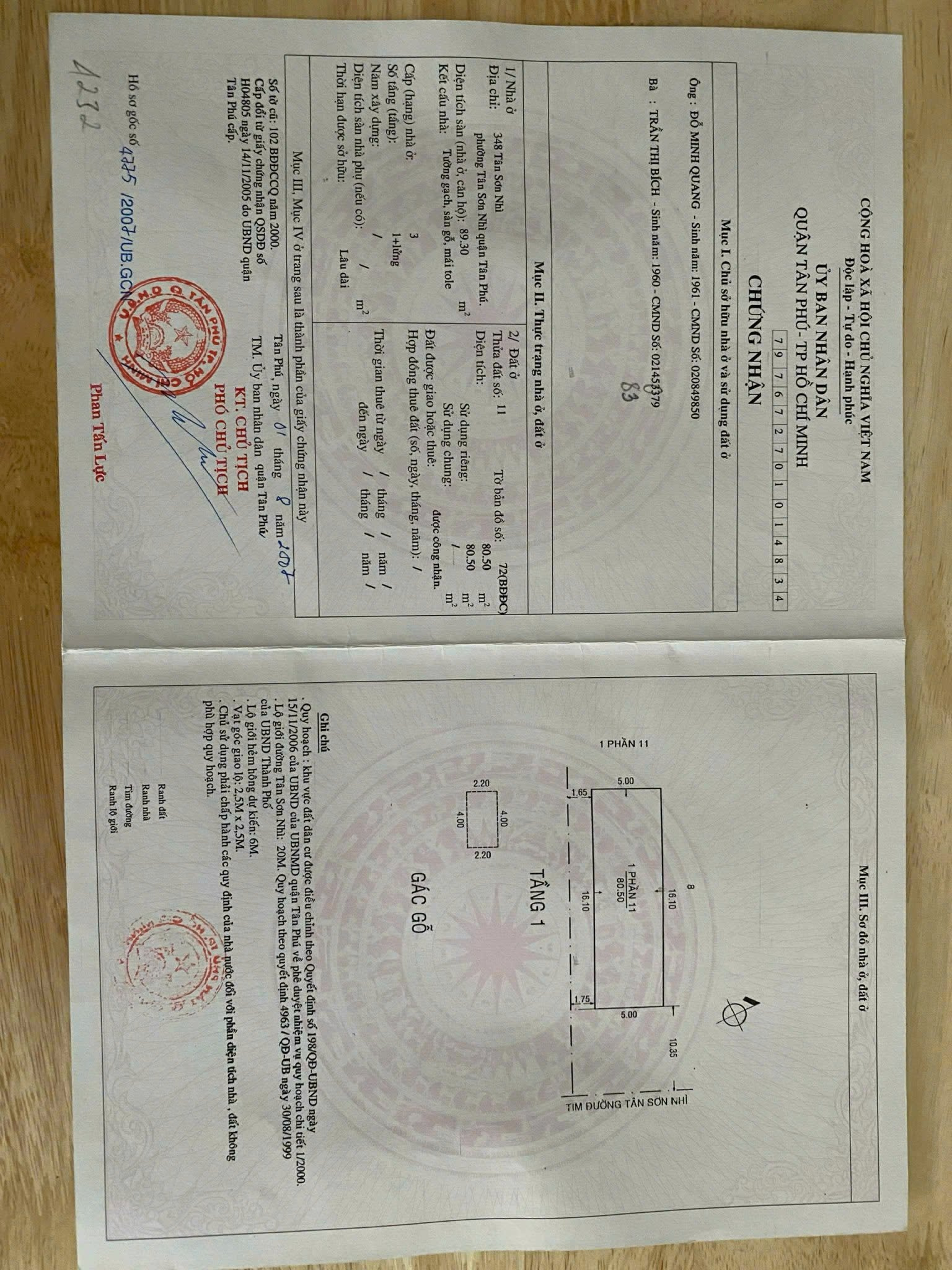Bán Nhà 348 Tân Sơn Nhì Phường Tân Sơn Nhì - Hinh 2