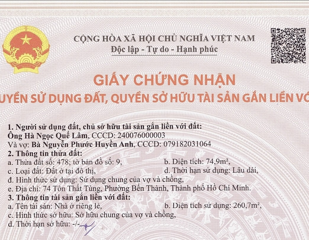Bán nhà 74 Tôn Thất Tùng Phường Bến Thành - Hinh 7