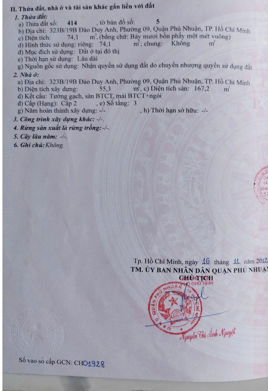 Bán nhà 122/6 Phổ Quang Phường Đức Nhuận - Hinh 9