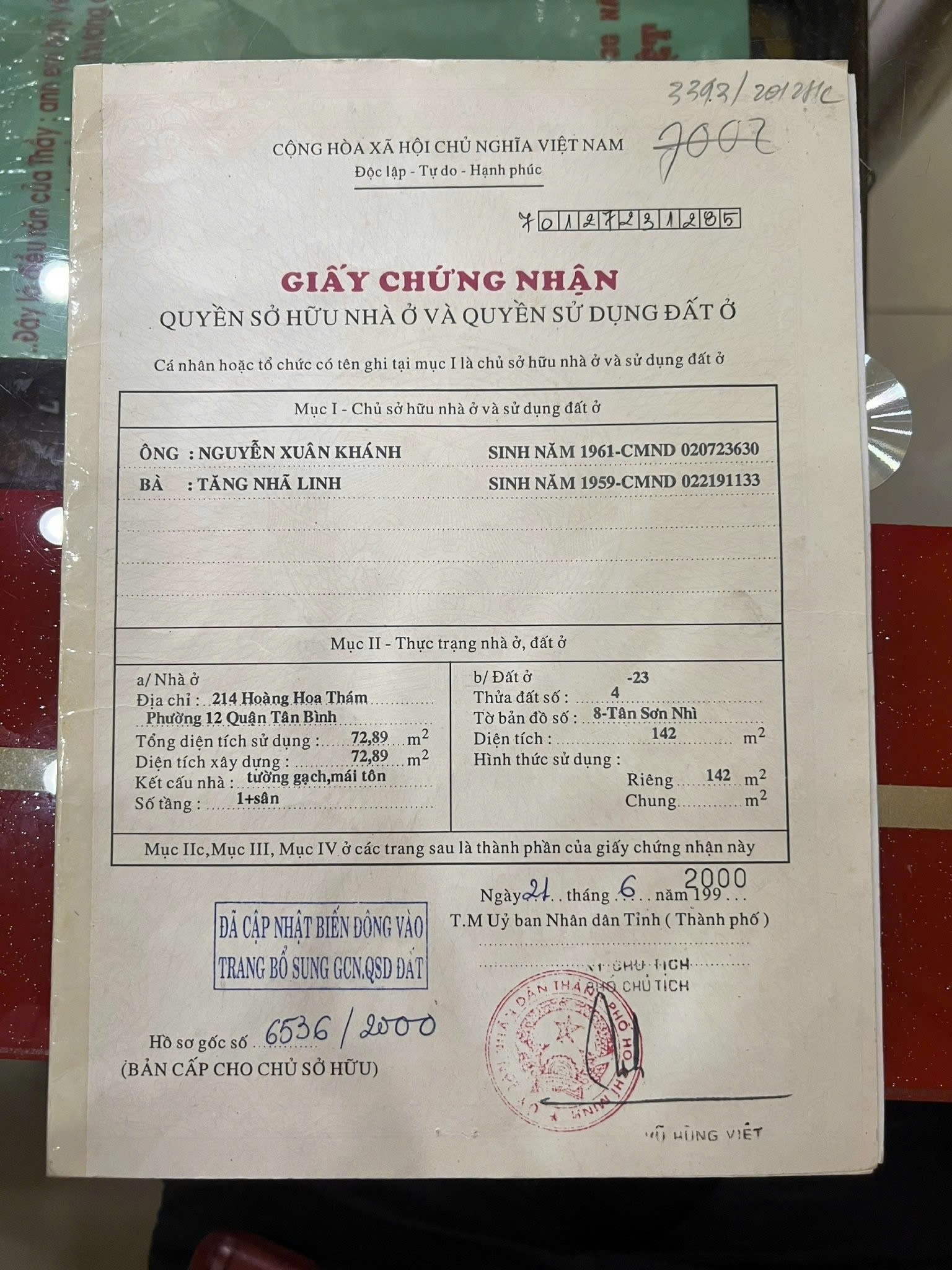 Bán nhà 214 Hoàng Hoa Thám Phường Bảy Hiền - Hinh 7
