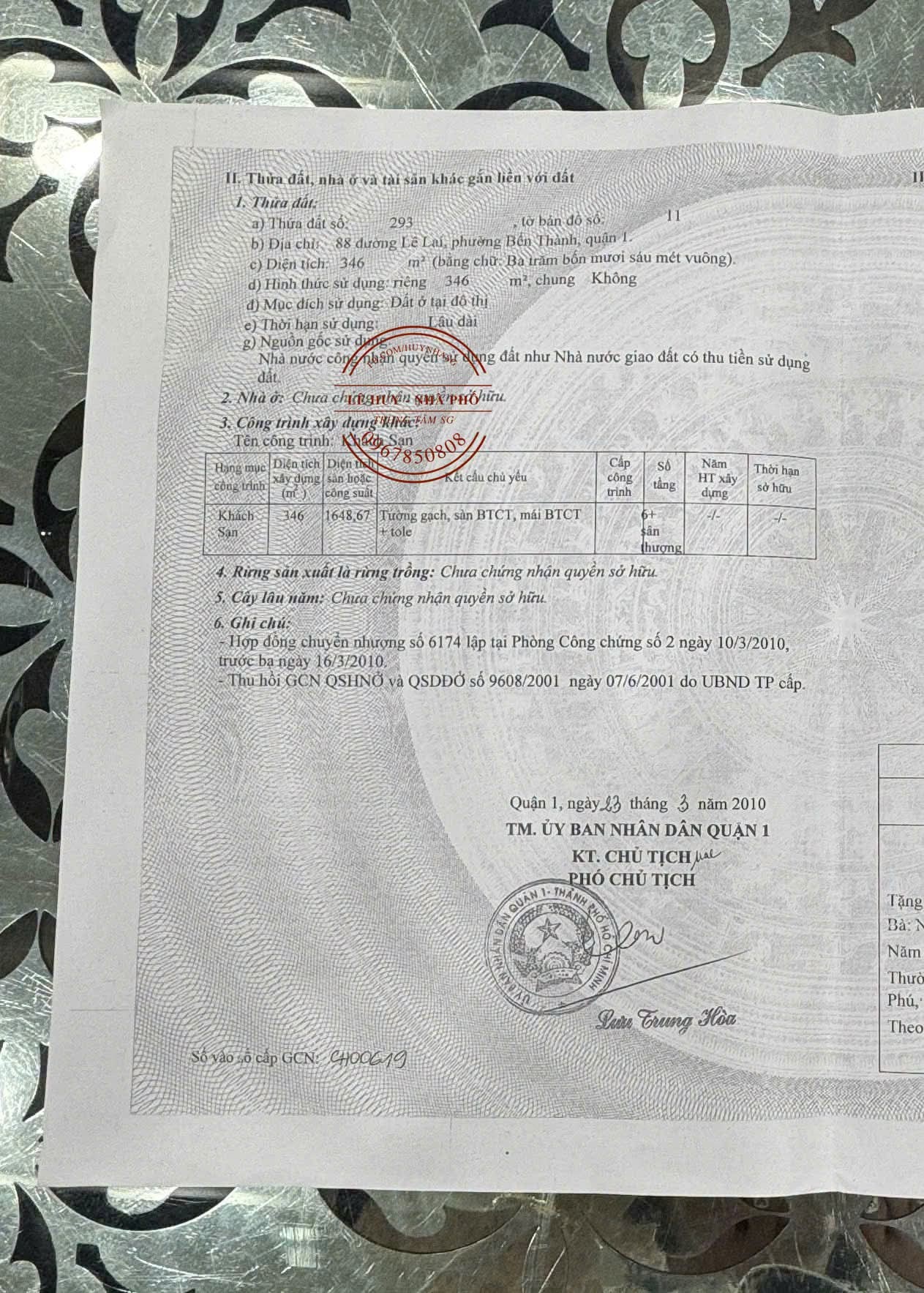 Bán nhà 88 Lê Lai Phường Bến Thành - Hinh 8