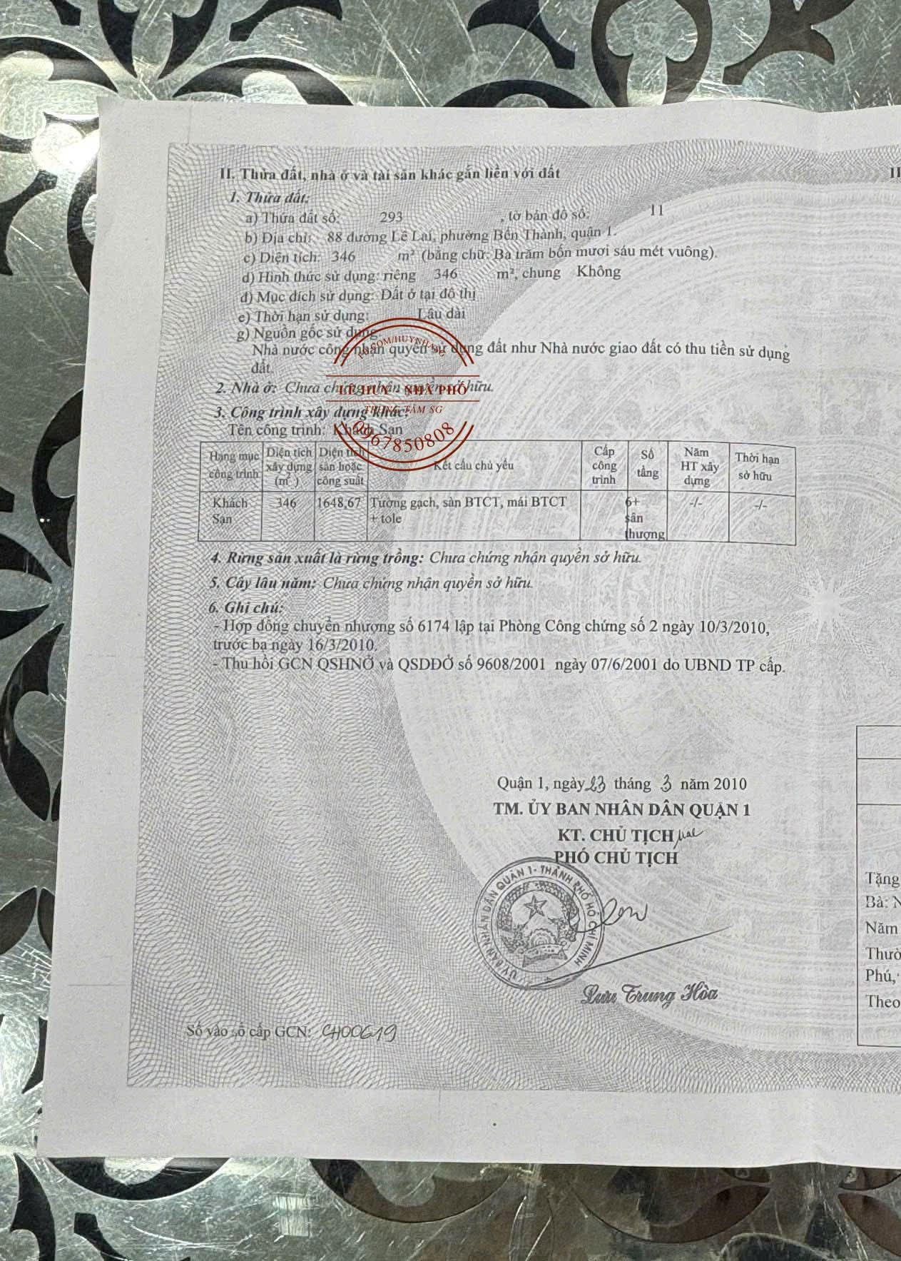Bán nhà 88 Lê Lai Phường Bến Thành - Hinh 9