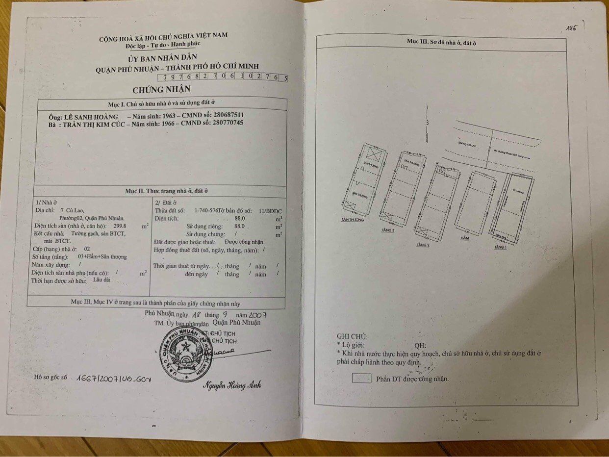 Bán BĐS 75 Cù Lao Phường Cầu Kiệu - Hinh 1