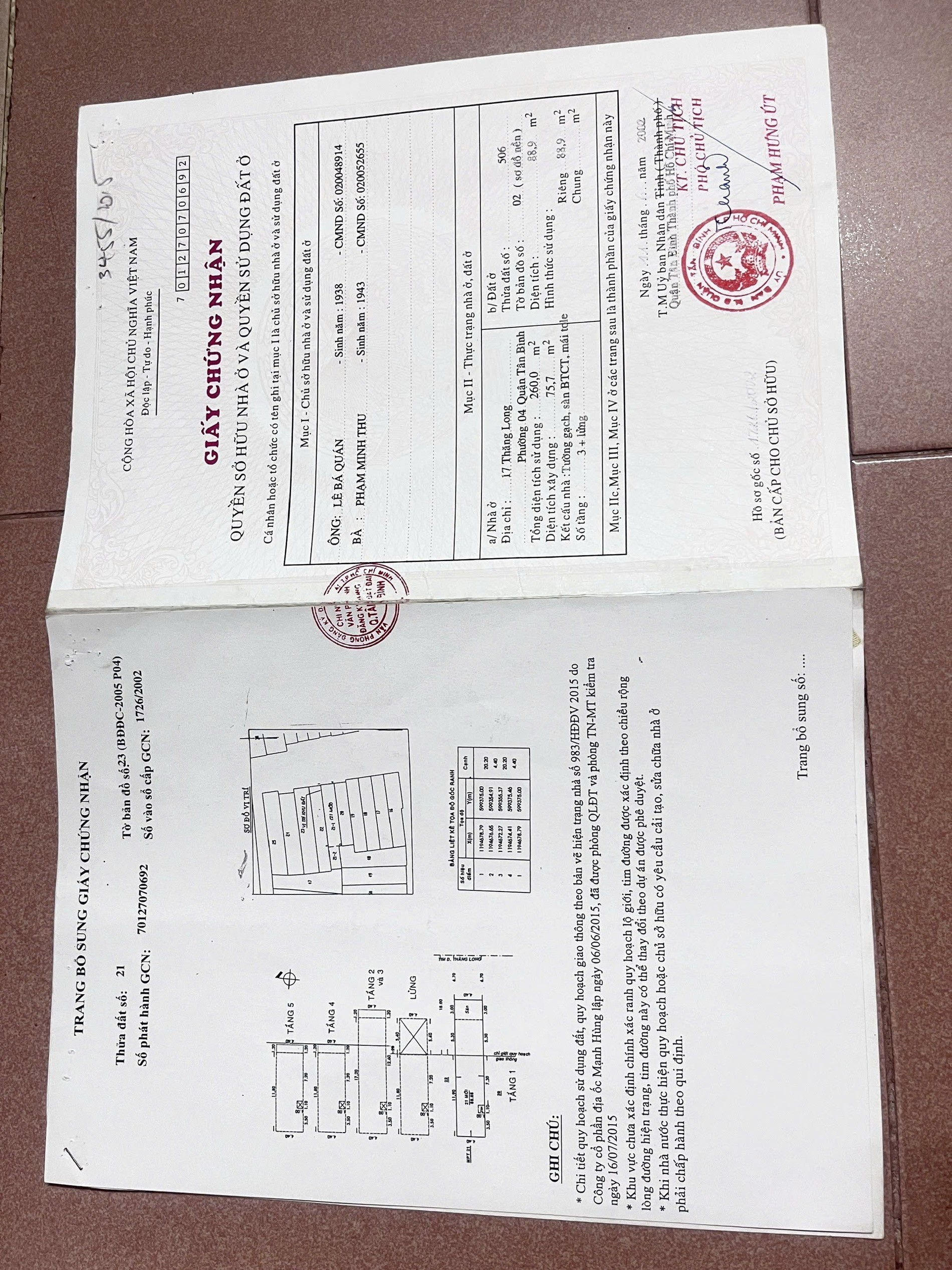 Bán nhà 17 Thăng  Long Phường Tân Sơn Nhất - Hinh 3
