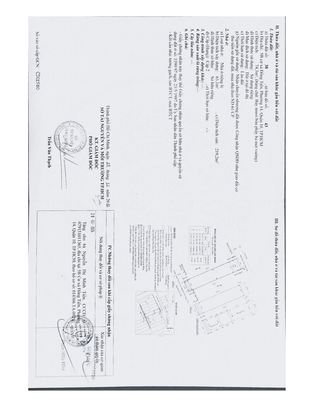 Bán nhà 5BThửa: 38Tờ: 43 Cư Xá Đồng Tiến Phường Diên Hồng - Hinh 2
