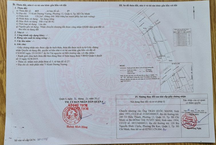 Bán nhà 75-75A Kinh Dương Vương Phường Phú Lâm - Hinh 11