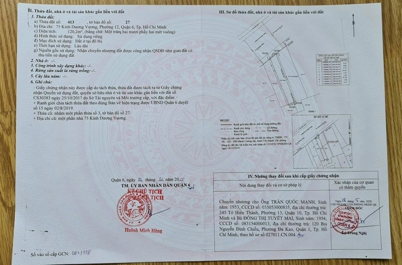 Bán nhà 75-75A Kinh Dương Vương Phường Phú Lâm - Hinh 6