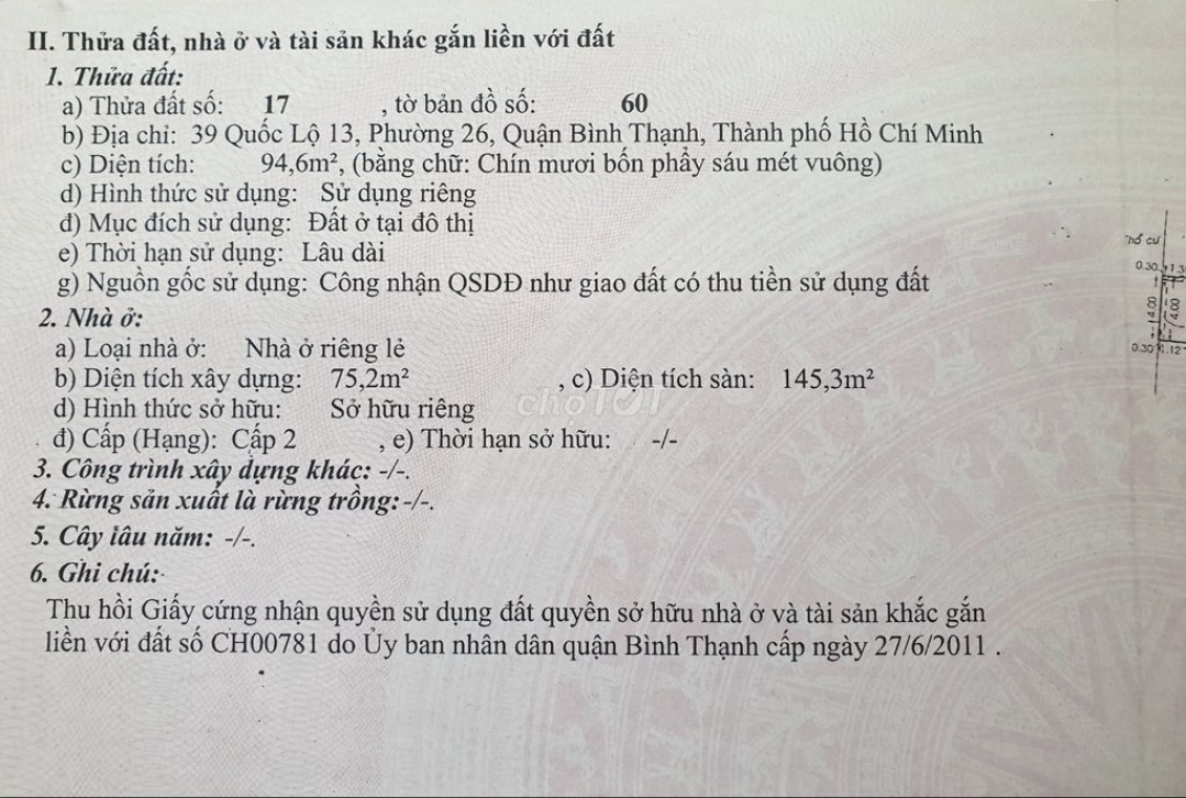 Bán nhà 39 Quốc Lộ 13 Phường Bình Thạnh - Hinh 3