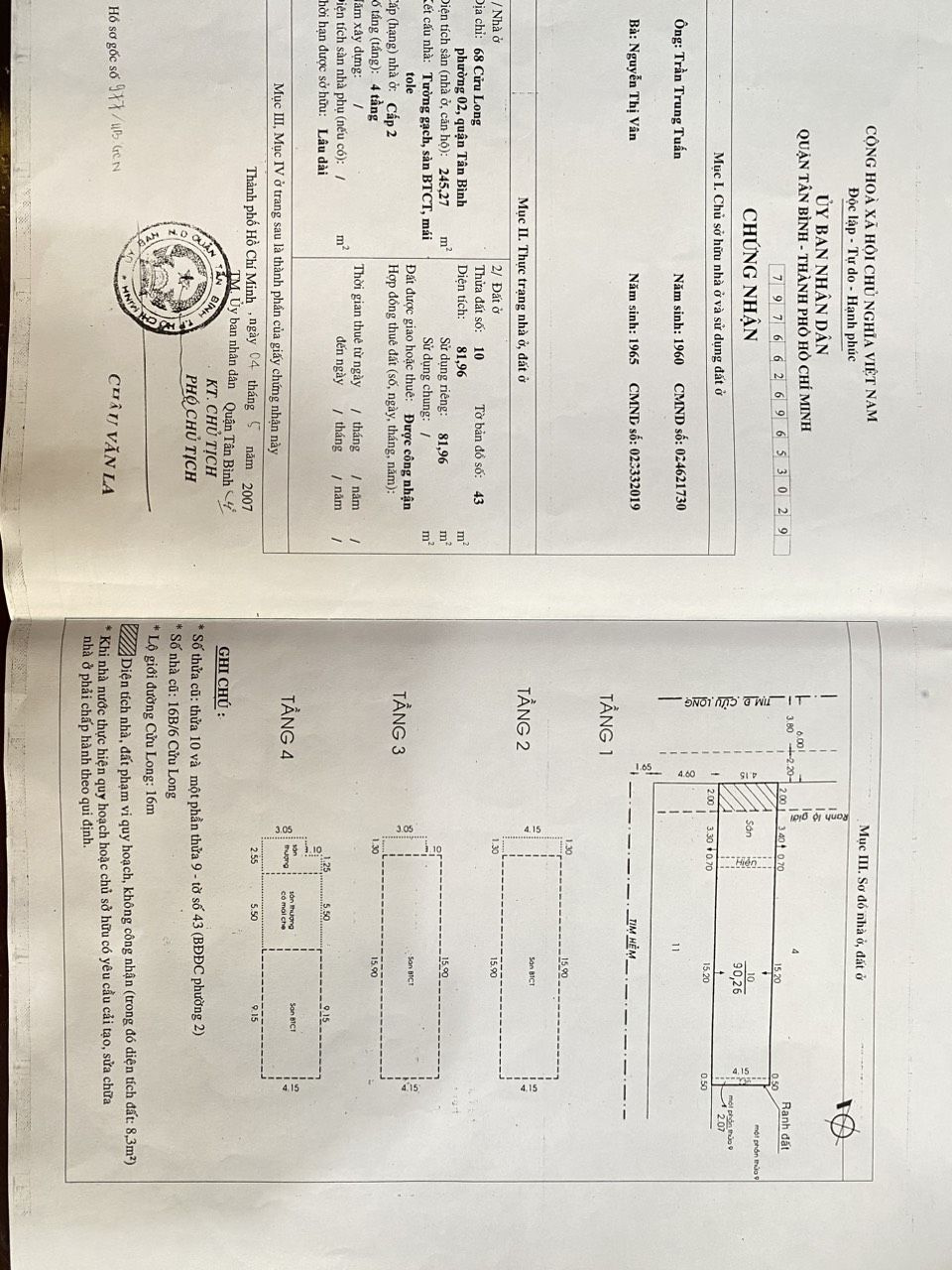 Bán nhà 68 Cửu Long Phường Tân Sơn Hòa - Hinh 6