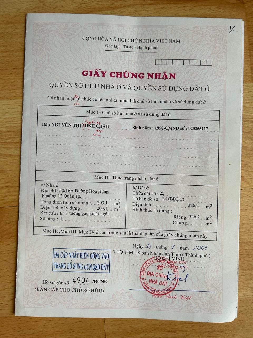 Bán nhà 91/6H Hòa Hưng Phường Hòa Hưng - Hinh 6