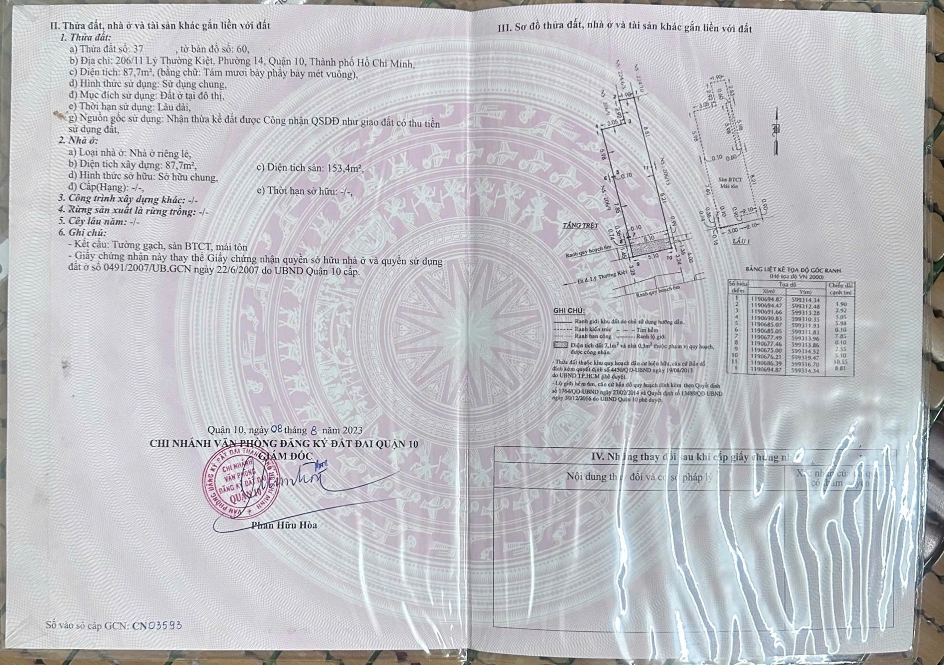 Bán nhà 206/11 Lý Thường Kiệt Phường Diên Hồng - Hinh 2