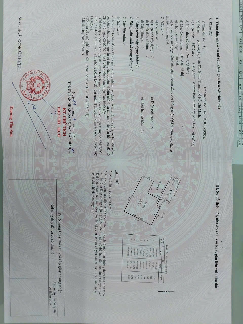 Bán nhà 99-101 Phan Huy Ích Phường Tân Bình - Hinh 1