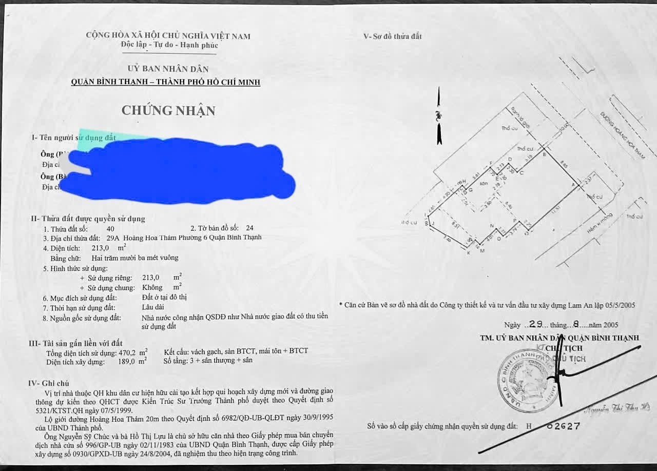 Bán nhà 29A Hoàng Hoa Thám Bình Thạnh - Hinh 3