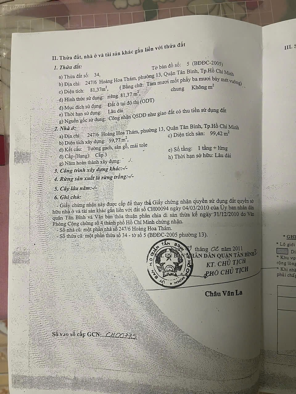 Bán nhà 247/6 Hoàng Hoa Thám Phường Tân Bình - Hinh 7