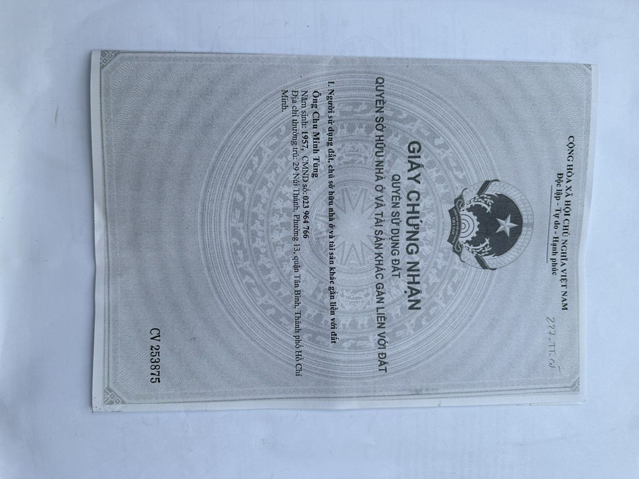 Bán nhà 225-227 Trần Thị Cờ Phường Thới An - Hinh 8