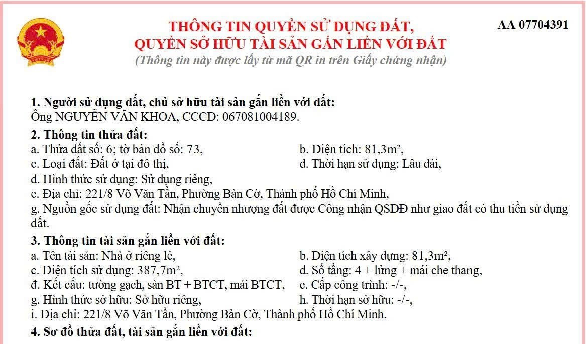 Bán nhà 221/8 Võ Văn Tần Phường Bàn Cờ - Hinh 10