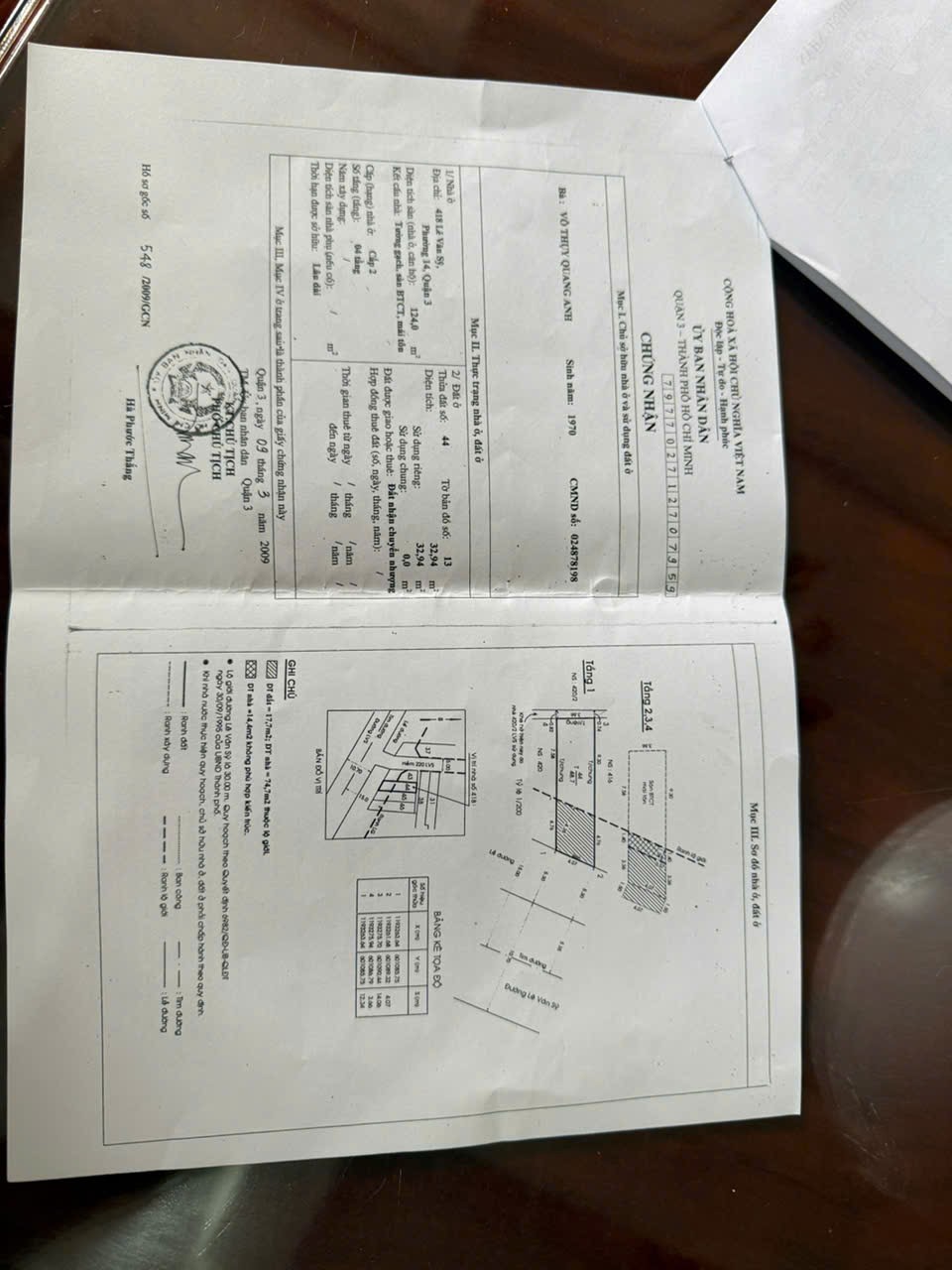 Bán nhà 418 Lê Văn Sỹ Phường Nhiêu Lộc - Hinh 2