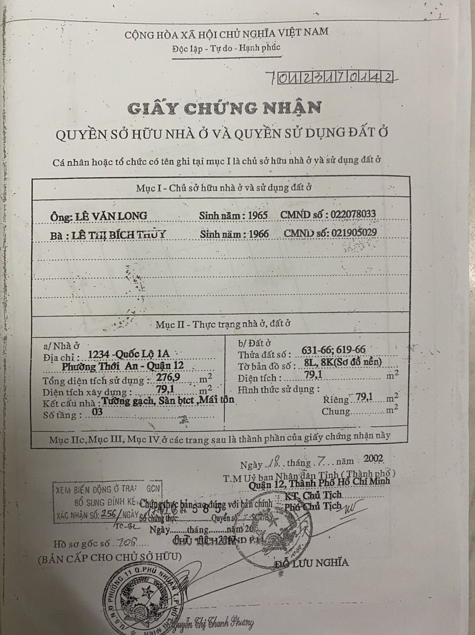 Bán nhà 1234 Quốc lộ 1A Phường Thới An - Hinh 2