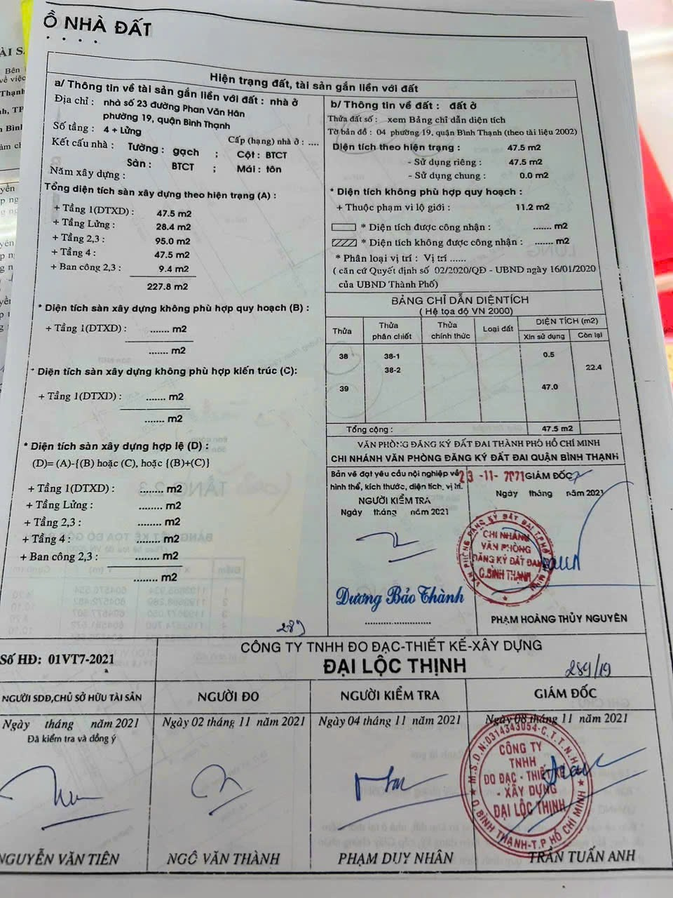 Bán nhà 42 Phan Văn Hân Phường Thạnh Mỹ Tây - Hinh 9
