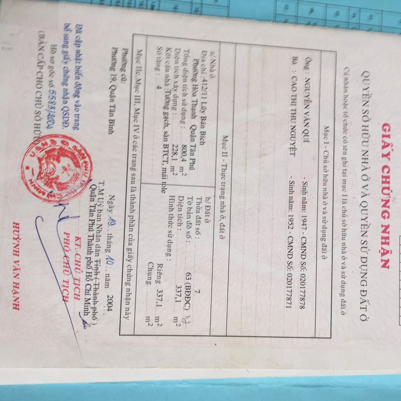 Bán nhà 412/11-412/11A-412/13A Lũy Bán Bích Phường Tân Phú - Hinh 8