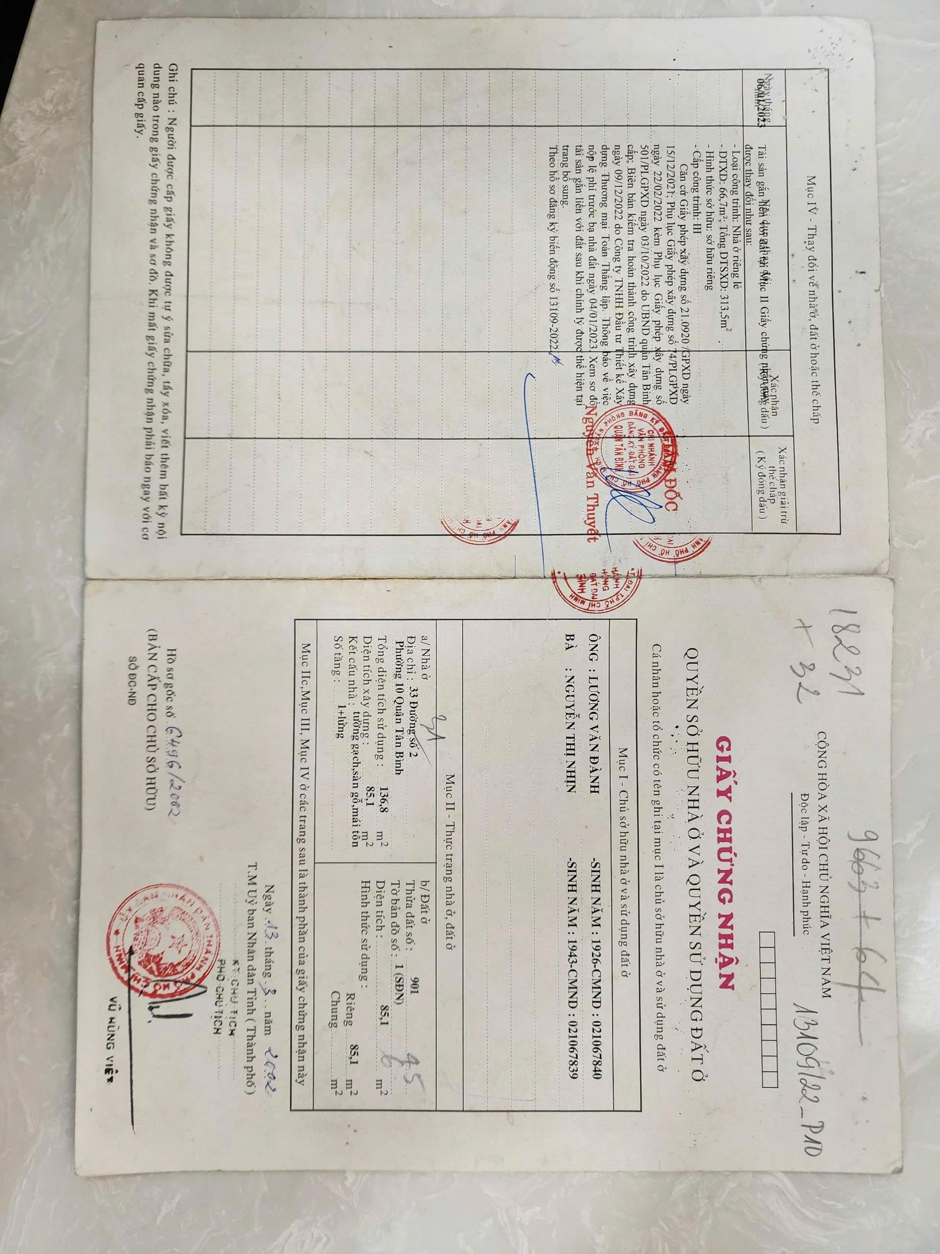 Bán Nhà 33Thửa: 45Tờ: 6 (BĐĐC-2005) Số 2 Phường Bảy Hiền - Hinh 8