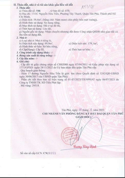 Bán nhà 17-17/1C Nguyễn Hữu Tiến Phường Tây Thạnh - Hinh 9