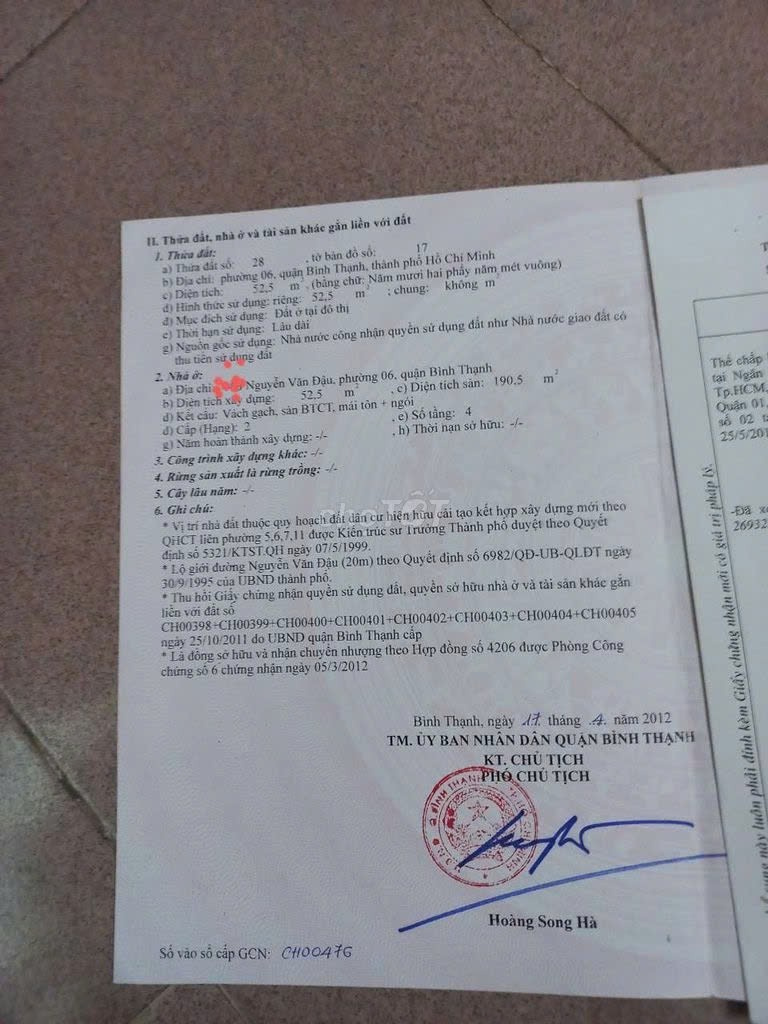 Bán nhà 44B Nguyễn Văn Đậu Bình Thạnh - Hinh 5
