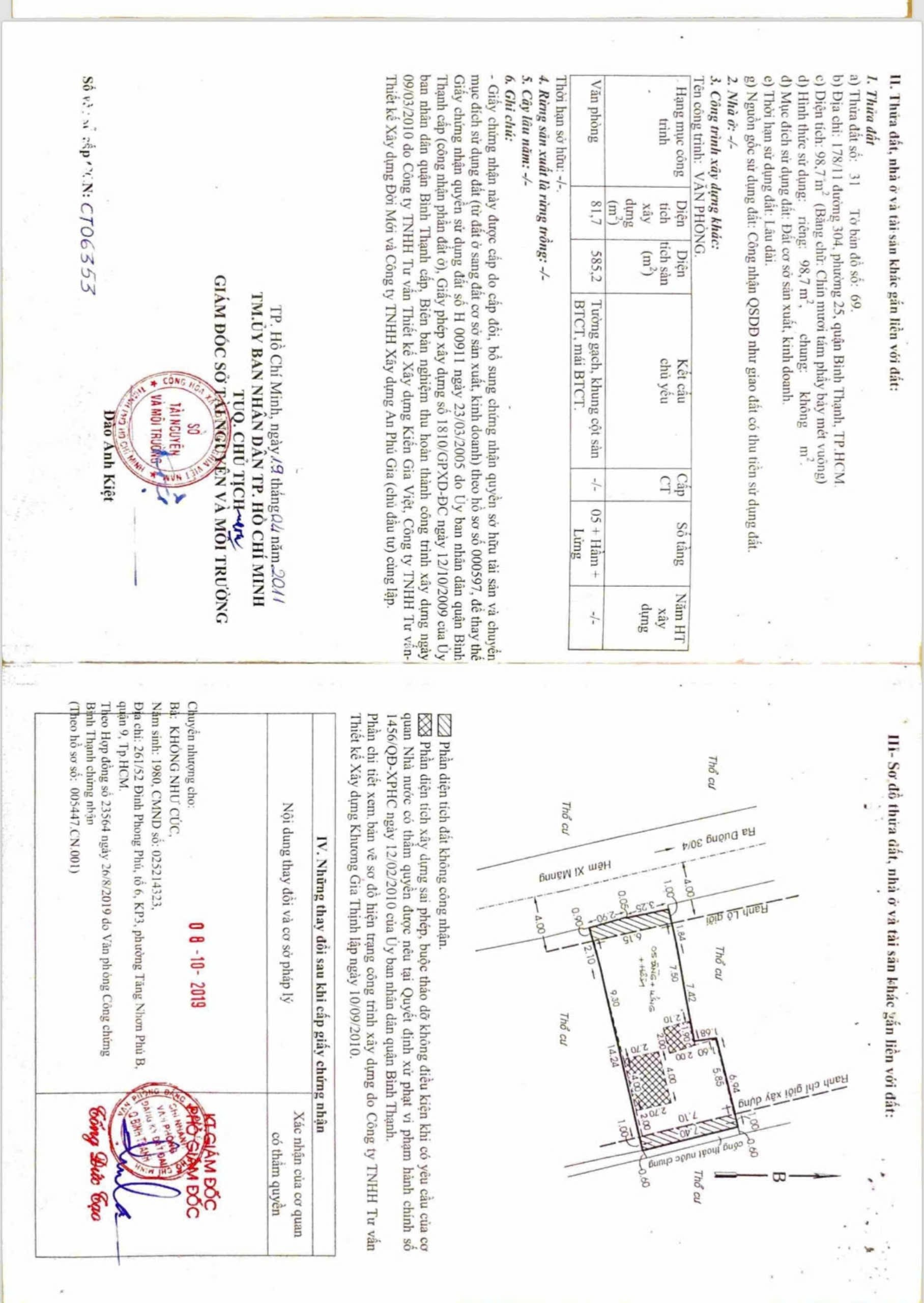 Bán nhà 178/11 Nguyễn Văn Thương Phường Thạnh Mỹ Tây - Hinh 6