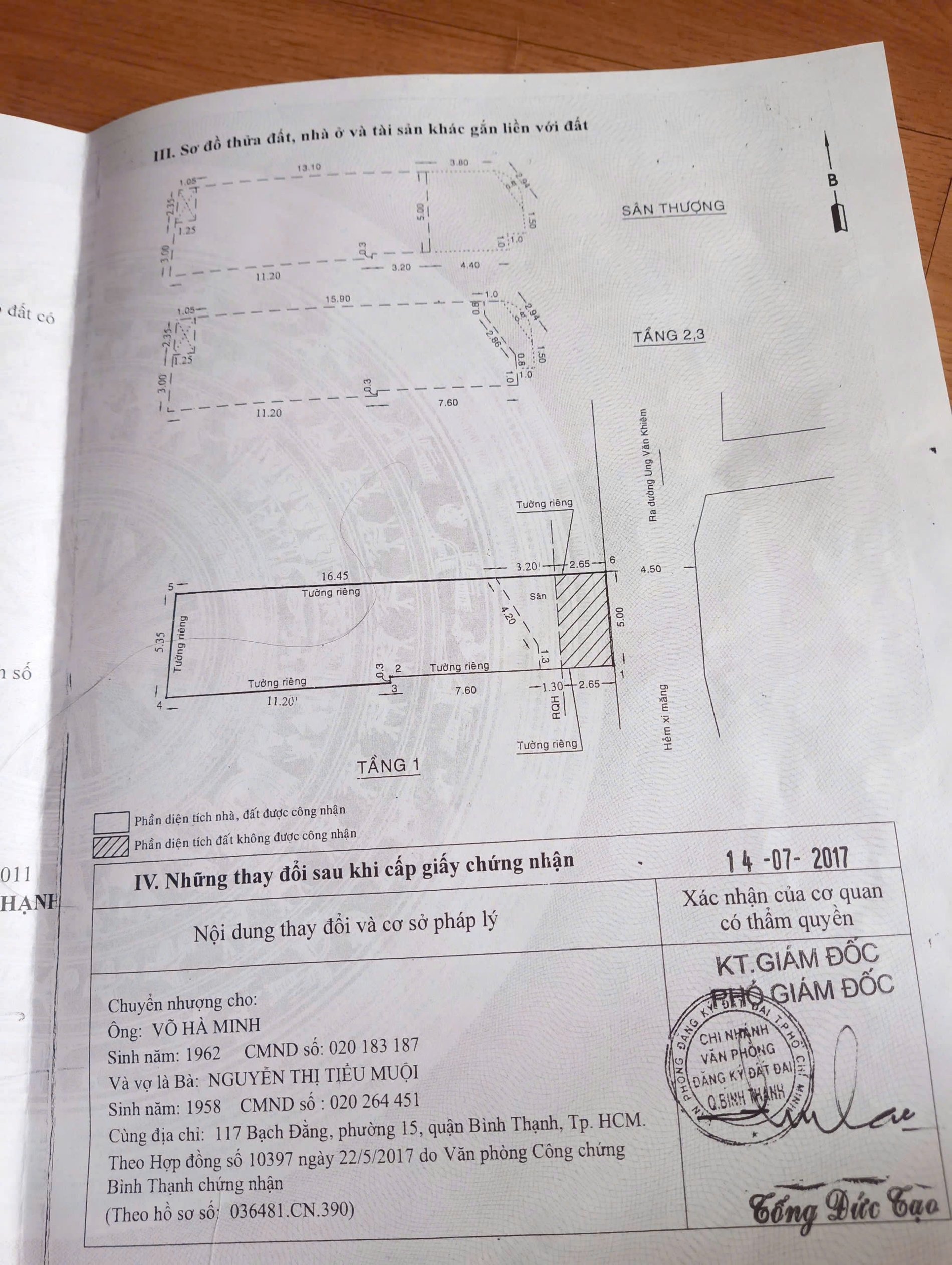 Bán nhà 48/12 Ung Văn Khiêm Phường Thạnh Mỹ Tây - Hinh 4