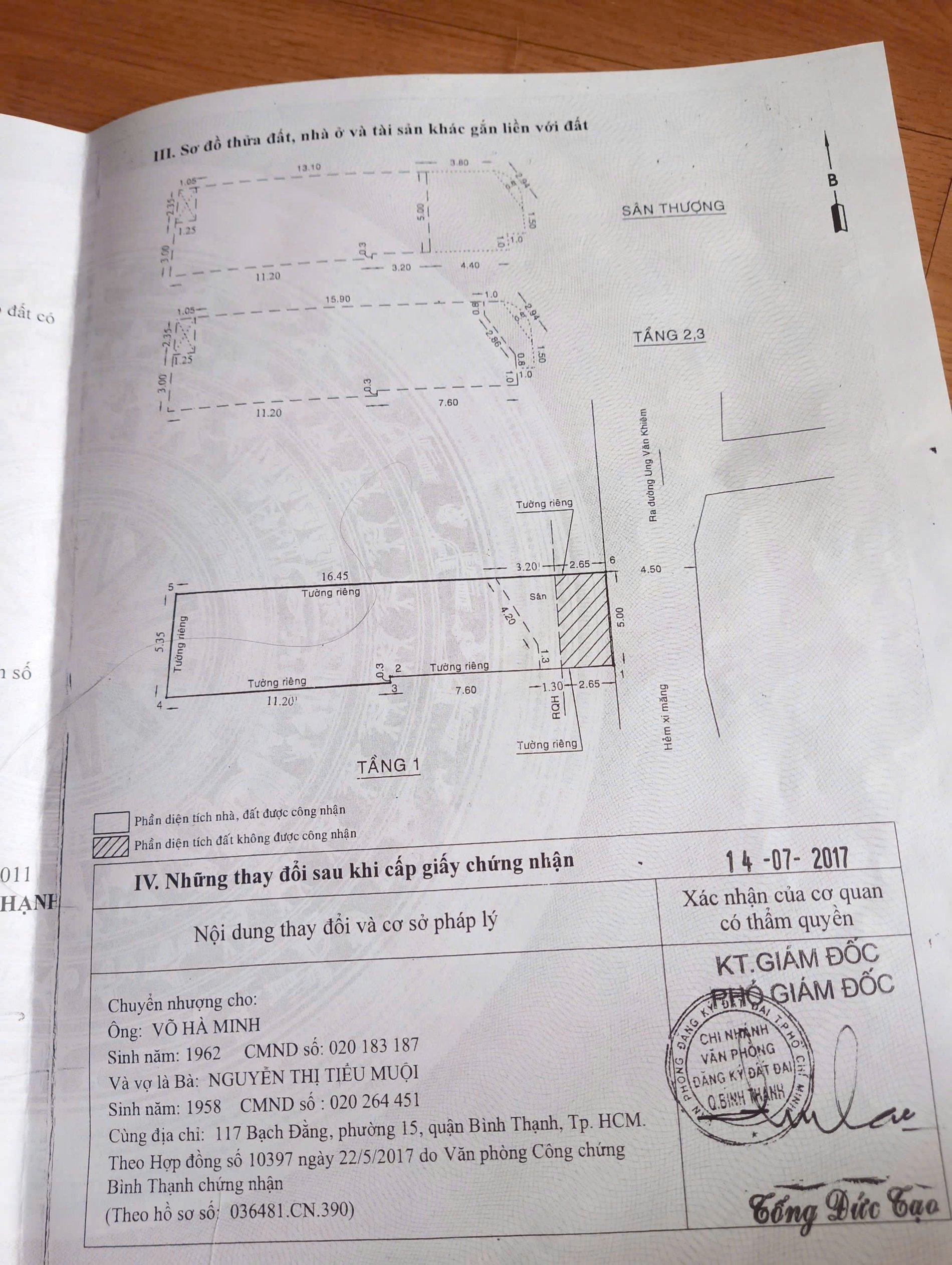 Bán nhà 48/12 Ung Văn Khiêm Phường Thạnh Mỹ Tây - Hinh 7
